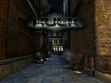 The Incredible Hulk screen shot title